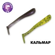 Силиконовая приманка Crazy Fish Nano Minnow 1.1" 68-27-54/67-6 кальмар цв. green acid (зеленая кислота)/ цв. olive pearl (оливковый перламутр)