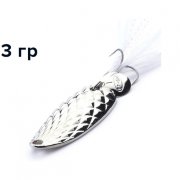 Блесна GT-BIO Pineappie Spoon 3гр, серебро GT-32T