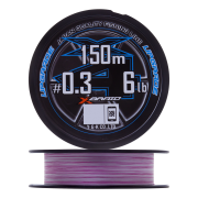 Шнур плетеный YGK X-Braid Upgrade PE X4 #0,3 0,09мм 150м (pink/white)