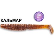 Силиконовая приманка Crazy Fish Scalp Minnow 7-8-32-6 кальмар цв. dark beer (темное пиво)