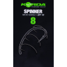 KORDA Крючок Spinner PTFE №8 с бородкой 10шт