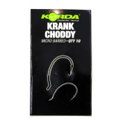 KORDA Крючок Krank Choddy №8 с бородкой 10шт