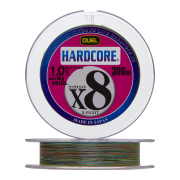 Шнур плетеный Duel Hardcore PE X8 #1 0,171мм 300м (5color)