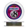 Шнур плетеный Duel Hardcore PE X8 #1 0,171мм 300м (5color)