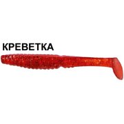 Силиконовая приманка Crazy Fish Scalp Minnow 7-8-4-4 креветка цв. cherry (вишня)