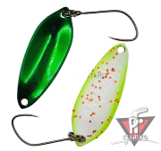 Колеблющаяся блесна ValkeIN Astrar, 2.4 г, IZU-04 Green Glow