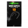 KORDA Крючок Wide Gape Barbless №10 без бородки 10шт (Уценка)