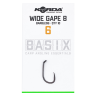 KORDA Крючок Basix Wide Gape №6 без бородки 10шт