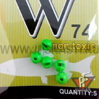Вольфрамовые головки OnlySpin Trout, 5.5 мм, зеленый