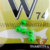 Вольфрамовые головки OnlySpin Trout, 5.5 мм, зеленый