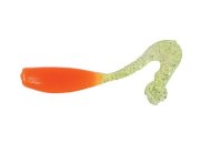 Силиконовая приманка "Gene Larew" SR0809-12 "STROLL'R" 2,5'' ORANGE/CHARTREUSE SILVER