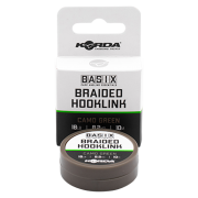 KORDA Поводковый материал Basix Braided Hooklink 18lb 10м Camo green