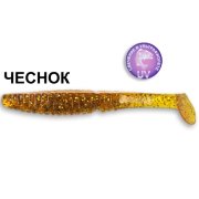 Силиконовая приманка Crazy Fish Scalp Minnow 7-8-9-5 чеснок цв. caramel (карамель)