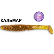 Силиконовая приманка Crazy Fish Scalp Minnow 7-8-9-6 кальмар цв. caramel (карамель)