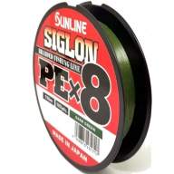 Плетёный шнур Sunline Siglon PEx8 Dark Green 150m #0.4/6LB