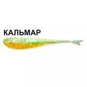 Силиконовая приманка Crazy Fish Glider 3.5" 36-90-5d-6 кальмар цв. orange-chart (оранж-шартрес)