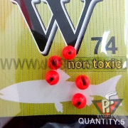 Вольфрамовые головки OnlySpin Trout, 5.5 мм, красный