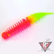 Зимние приманки Boroda Baits Ayra Junior Double Color, ярко-розовый/шартрез, сыр