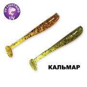 Силиконовая приманка Crazy Fish Nano Minnow 1.1" 68-27-1/9-6 кальмар цв. olive (оливка)/ цв. caramel (карамель)