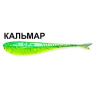 Силиконовая приманка Crazy Fish Glider 3.5" 36-90-7d-6 кальмар цв. lime-chart (лайм-шартрес)