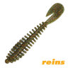 Силиконовая приманка Reins Rockvibe Grub 4"-Green Pumpkin All Stars