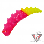 Силиконовые приманки Cool Place Big Junior Stretch, малиновый/шартрез, сыр