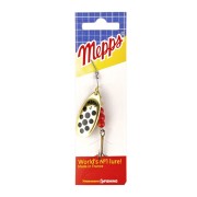 MEPPS Блесна Aglia Decoree Points Noirs №4 9г OR/черные точки