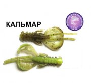 Силиконовая приманка Crazy Fish Nimble 2.5" 44-65-30d-6 кальмар цв. caddisfly pupa by MF (куколка ручейника)