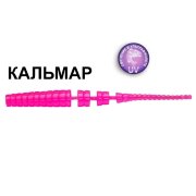 Силиконовая приманка Crazy Fish Polaris 2" 17-54-76-6 кальмар цв. toxic pink (токсичный розовый)