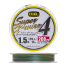 Шнур плетеный Duel PE Super X-Wire 4 #1,5 0,21мм 200м (5color-yellow marking)