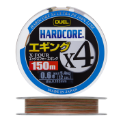 Шнур плетеный Duel Hardcore PE X4 Eging #0,6 0,132мм 150м (3color)