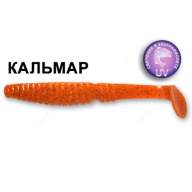 Силиконовая приманка Crazy Fish Scalp Minnow 4" 18-10-18-6 кальмар цв. carrot (морковь)