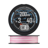 Шнур плетеный YGK X-Braid Upgrade PE X4 #3 0,286мм 200м (pink/white)