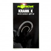 KORDA Крючок Krank-X №8 с бородкой 10шт