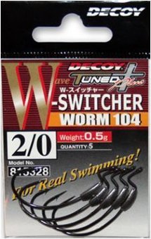Крючки Decoy W-Switcher Worm104  #4\0 