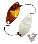 Колеблющаяся блесна Velvet Arts Forte, 1.8 г, #30 Glow Gold