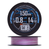 Шнур плетеный YGK X-Braid Upgrade PE X4 #0,8 0,148мм 150м (pink/white)