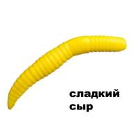 Силиконовая приманка Crazy Fish MF Baby Worm 2" 66-50-3-9 сладкий сыр цв. banan (банан)