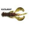 Силиконовая приманка Crazy Fish Nimble 2.5" 44-65-68-6 кальмар цв. black/red watermelon (чёрн/красн. арбуз)