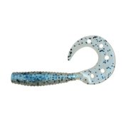 Твистер Dragon Diver 1.5"/3.5cm 20 шт. PEARL BS black glitter