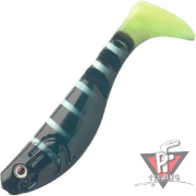 Силикон WAKE 3,5" FLEXFISH NEON BLACK PERCH 530, , шт