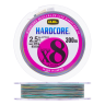 Шнур плетеный Duel Hardcore PE X8 #2,5 0,270мм 300м (5color-yellow marking)