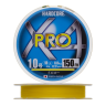 Шнур плетеный Duel Hardcore PE X4 Pro #1 0,17мм 150м (yellow)