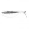 Риппер Dragon Fatty Pro 3"/7,5cm 15 шт. WHITE/CLEAR  black glitter