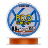 Шнур плетеный Duel Hardcore PE X4 Pro #0,6 0,13мм 150м (orange)