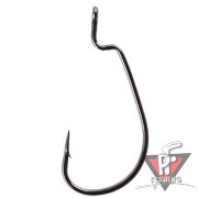 Крючок офсет B-91, цвет BC, размер  5/0, упаковка 100 штук