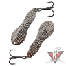 Колеблющаяся блесна Nories Metal Wasaby Hammered, 8 гр, BR-15