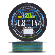 Шнур плетеный YGK X-Braid Upgrade PE X4 #0,8 0,148мм 120м (3color)