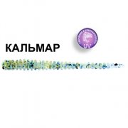 Силиконовая приманка Crazy Fish Cruel Leech 8-5.5-40-6 кальмар цв. white tea (белый чай)