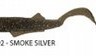 Силиконовая приманка "Gene Larew" 2SM063-15 "SWIMMING MINNOWS" 2'' SMOKE SILVER  